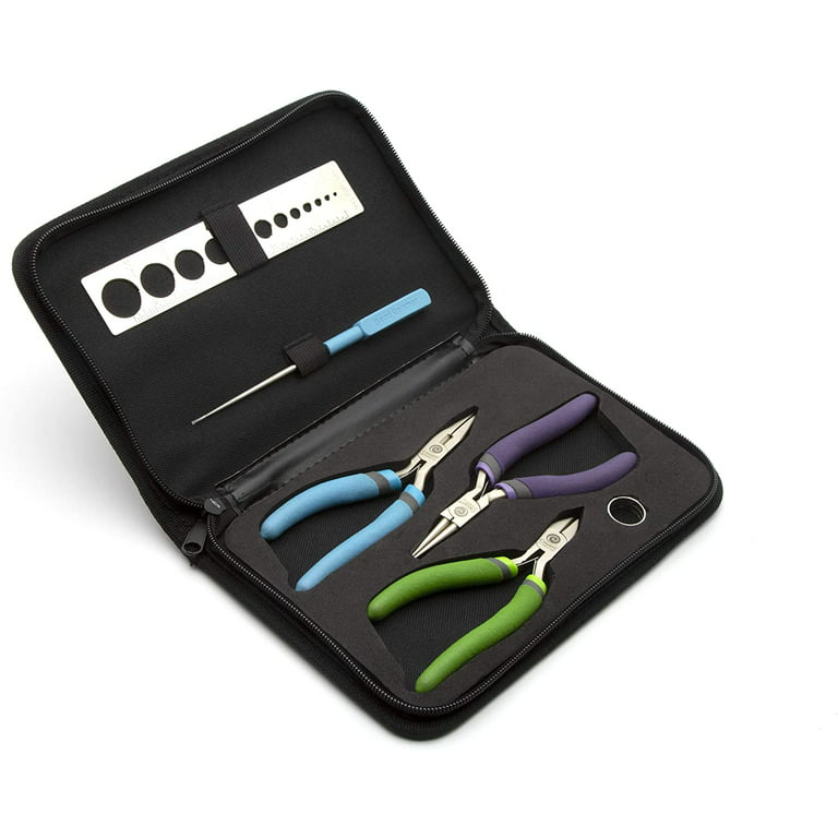 4 Pc. Beginner Plier Set: BASIC TOOLS FOR JEWELRY-MAKING!
