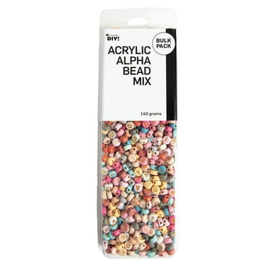 Cousin DIY Round Alpha Bead Mix-Muted Colors, 140g, 1000 Piece, Unisex, Adults, Model 69994275