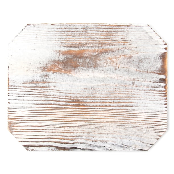 Hobby Lobby Whitewash Beaded Heart Decor - Resin Wood-Look Trim, 6 7/8 Inch Tall, Tabletop Decor