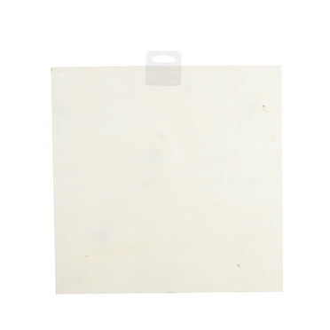 Cousin DIY Unpainted Square Wood Panel, 10" X 10" x .75"