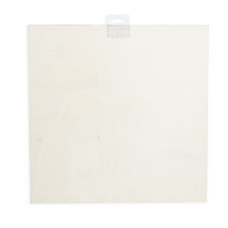 Cousin DIY Unpainted Square Wood Panel, 12" X 12" x .75"