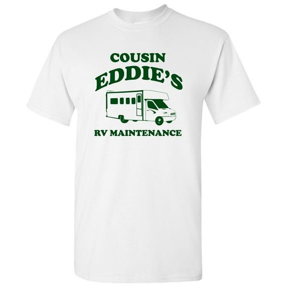 Cousin Eddie's RV Maintenance - TV Show T Shirt - 3X-Large - White