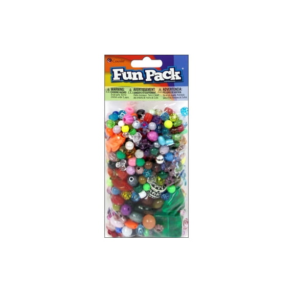CousinDIY Fun Pack Bead Mix 6oz-Multicolor