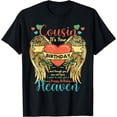 thumbnail image 1 of Cousin Happy Birthday to Angel in Heaven Heart Wing T-Shirt, 1 of 3