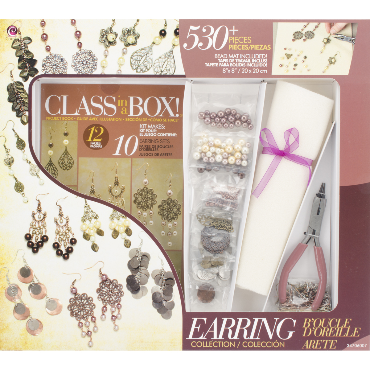 Cousin Jewelry Basics Class In A Box Kit-Gold & Copper Earrings - image 1 of 3