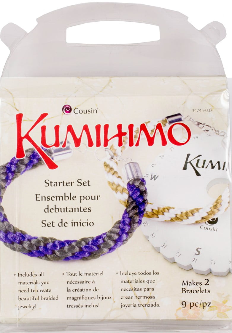 Kumihimo Starter Kit Inc Disc, Instructions & Project Bag. Makes 3 - Foto 5