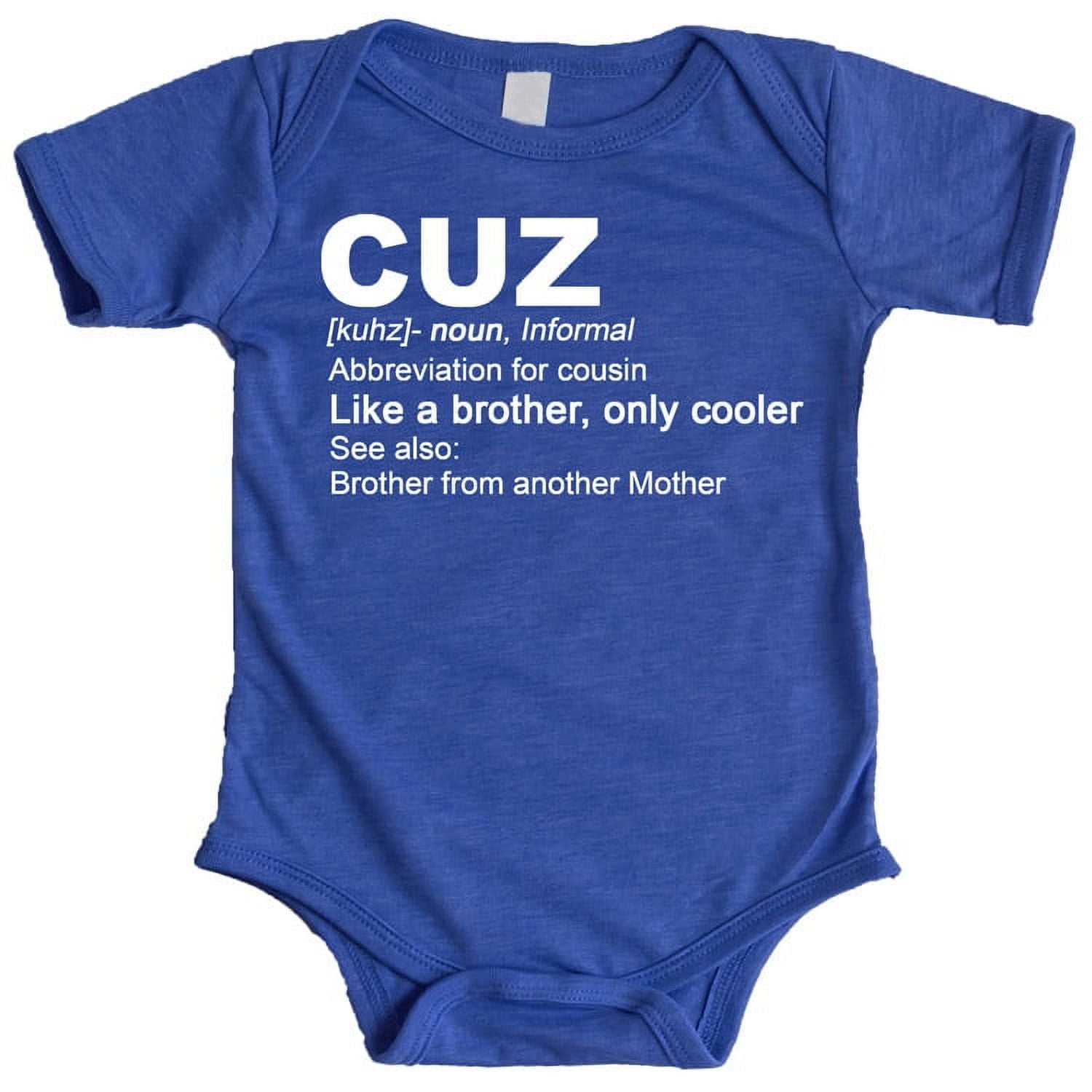 Cousin Matching T Shirts and Bodysuits Cuz Like a Brother Only