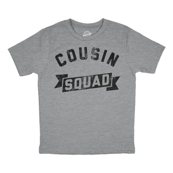 Cousin Squad Youth T Shirt Funny Family Reunion Tee for Kids
