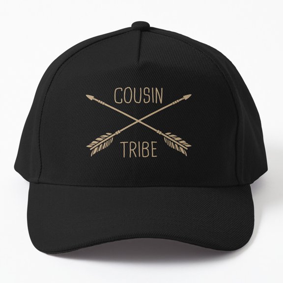Cousin Tribe Baseball Cap, Family Togetherness Statement Design, Classic Everyday Hat