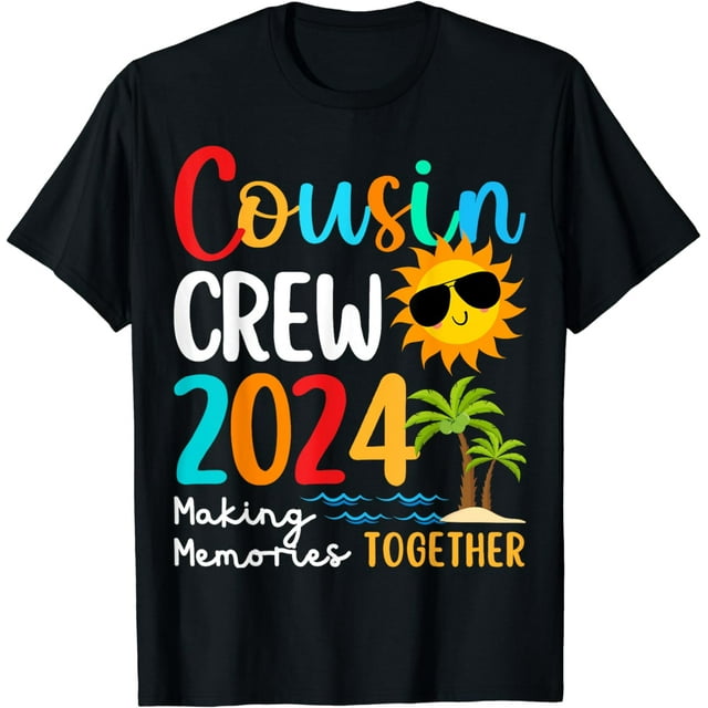 Cousin crew 2024 Summer Vacation Beach Family Trips Matching T-Shirt ...