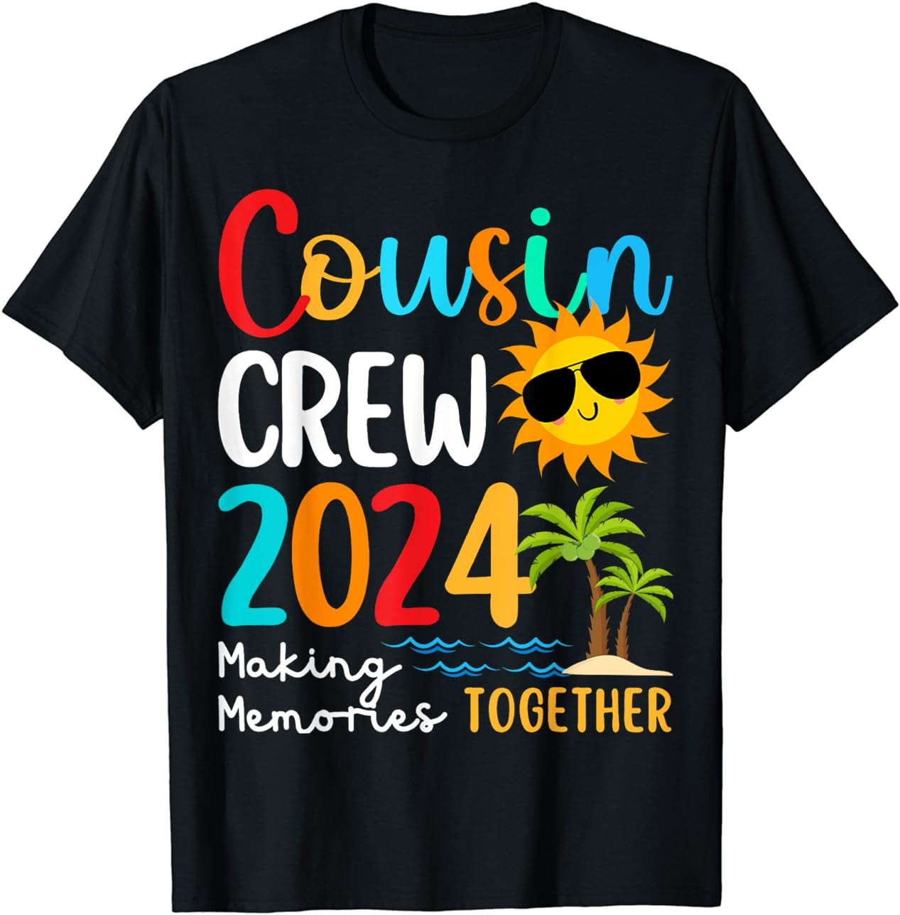 Cousin crew 2024 Summer Vacation Beach Family Trips Matching T-Shirt ...
