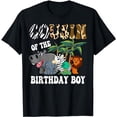 thumbnail image 1 of Cousin of the Birthday Boy Zoo Bday Safari Celebration T-Shirt, 1 of 5