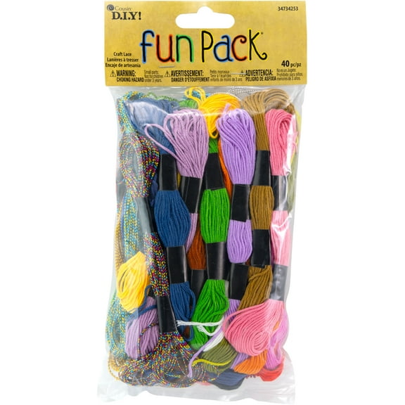 CousinDIY Craft Floss 40/Pkg-Assorted