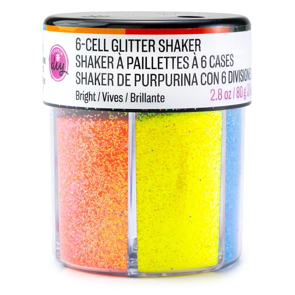CousinDIY Glitter 6 Cell-Bright