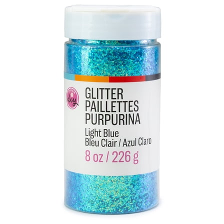 CousinDIY Glitter 8oz-Light Blue