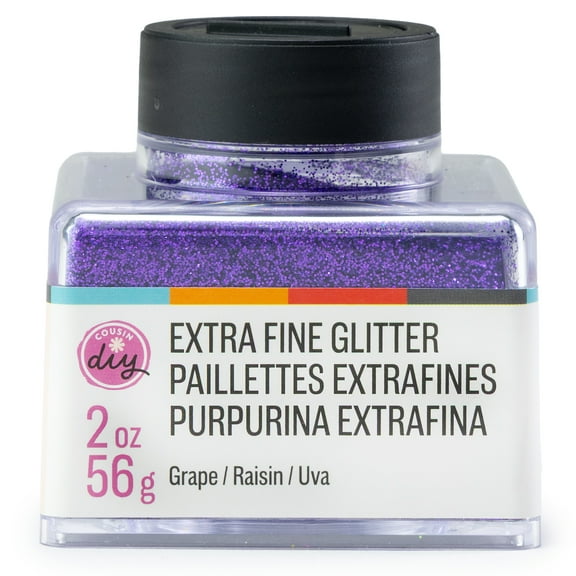 CousinDIY Glitter Stacker 2oz-Grape