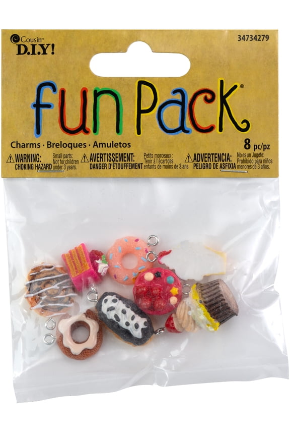 Miniature Charm Assortment 8/Pkg-Dessert