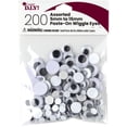 thumbnail image 1 of CousinDIY Paste-On Wiggle Eyes 5mm To 15mm 200/Pkg-Black, 1 of 2