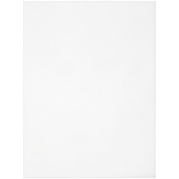 CousinDIY Perforated Plastic Canvas 14 Count 8.5"X11" 2/Pkg-Clear