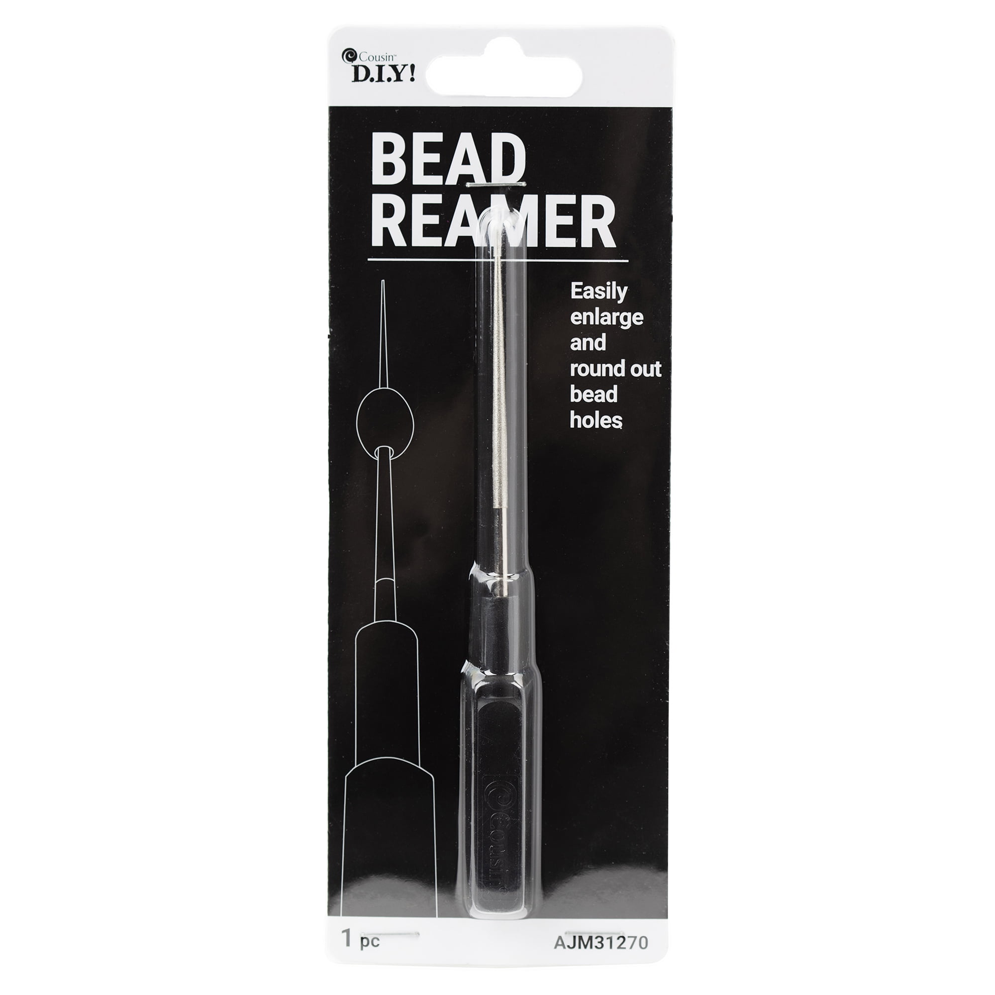 CousinDIY Adjustable Plastic Handle Manual Bead Reamer, 0.2 lb, Single Pack