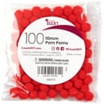 thumbnail image 1 of CousinDIY Pom-Poms 10mm 100/Pkg-Red, 1 of 2