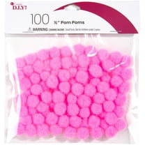 CousinDIY Pom-Poms .5" 100/Pkg-Light Pink