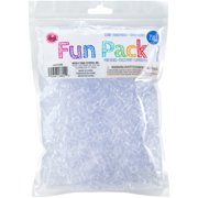 CousinDIY Pony Beads 6mmx9mm 750/Pkg -Clear