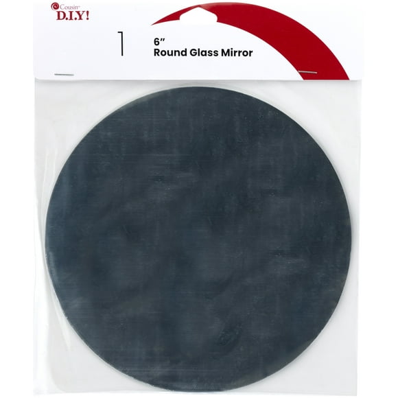 CousinDIY Round Glass Mirror-6"