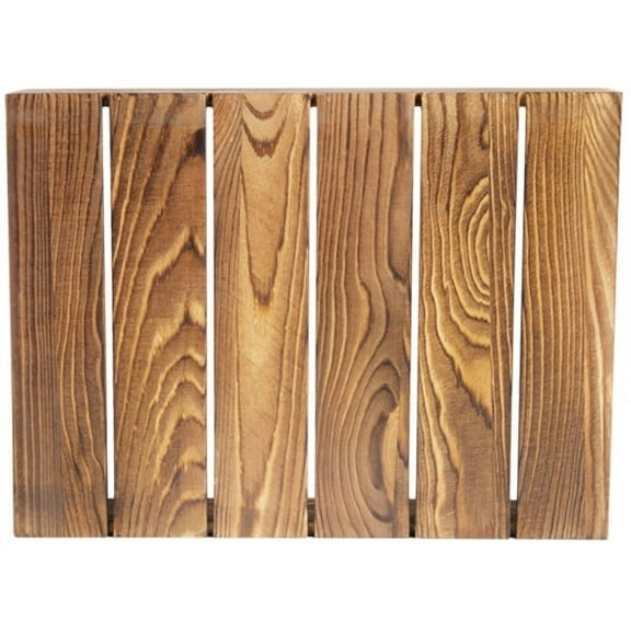 CousinDIY Rustic Slatwood Sign Board 9"X12"-Brown Wood