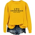thumbnail image 1 of Cousins Beach Sweatshirt, Cousins Beach Crewneck, Unisex Printed Pattern Sweatshirt, 1 of 8