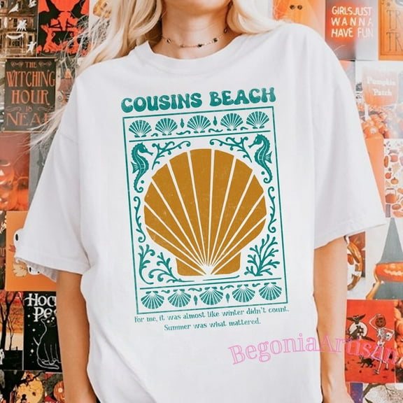 Cousins Beach T-Shirt, The Summer I Turned Pretty Tee, Team Conrad Belly Jeremiah T-Shirt, Summer Quote Shirt, TSITP Merch Gift