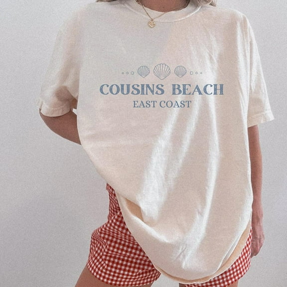 Cousins Beach T-Shirt, Vintage Beach T-Shirt, Trendy Coastal Tee, East Coast Beach Shirt,Summer Vibes Shirt TH150539