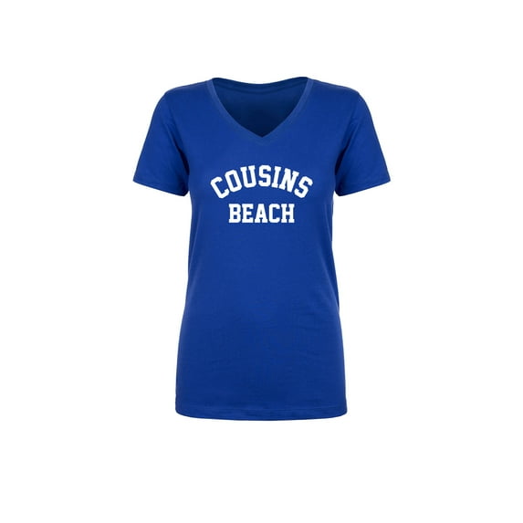 Cousins Beach Womens V-Neck T-Shirt