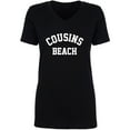 thumbnail image 1 of Cousins Beach Womens V-Neck T-Shirt, 1 of 2