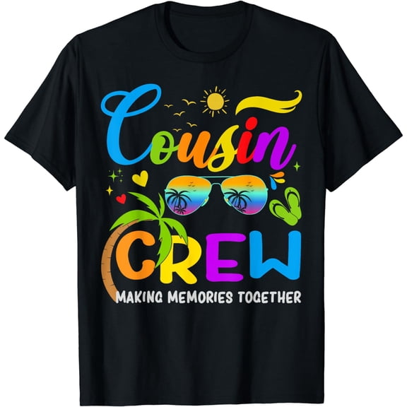 Cousins Crew Shirt Colorful Summer Vacation Cousin T-Shirt