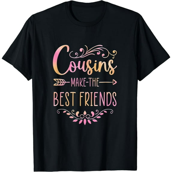 Cousins Make The Best Friend Family Funny Vintage T-Shirt