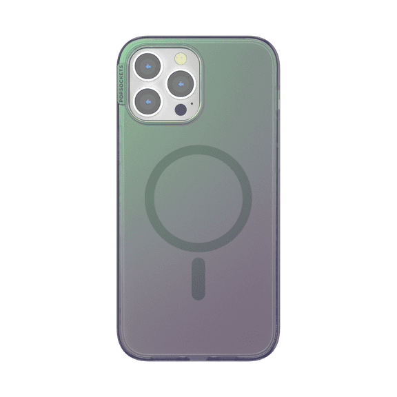 PopSockets Phone Case for Apple iPhone 13 Pro Max, MagSafe Compatible, 10ft Drop Protection - Nightshade