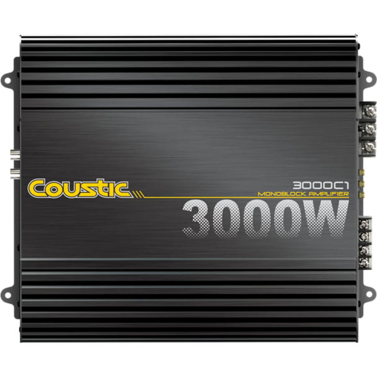 Coustic 3000C1 Car Amplifier, 3000 W PMPO, 1 Channel