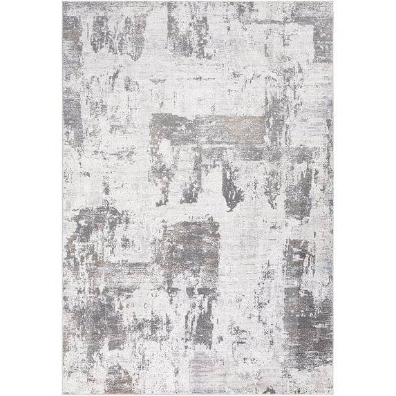 Couture CTU-2305 6'7" x 9'6" Rug in Charcoal/Camel/Gray/Pale Blue/Denim/Brown