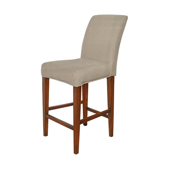 Couture Covers Parsons Barstool Cover in Light Brown