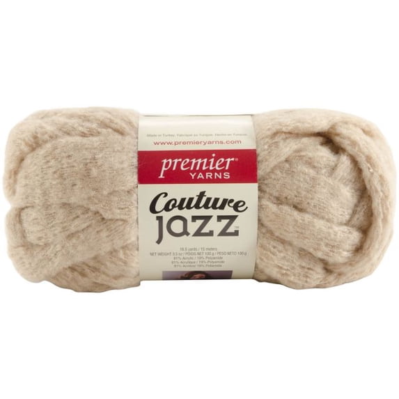Couture Jazz Yarn-Tan, Pk 3, Premier Yarns