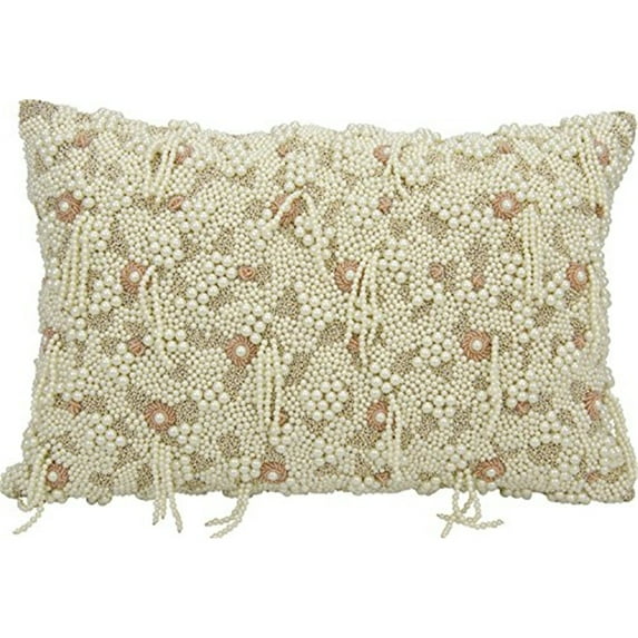 Couture Luster Natural Cascade Pillow