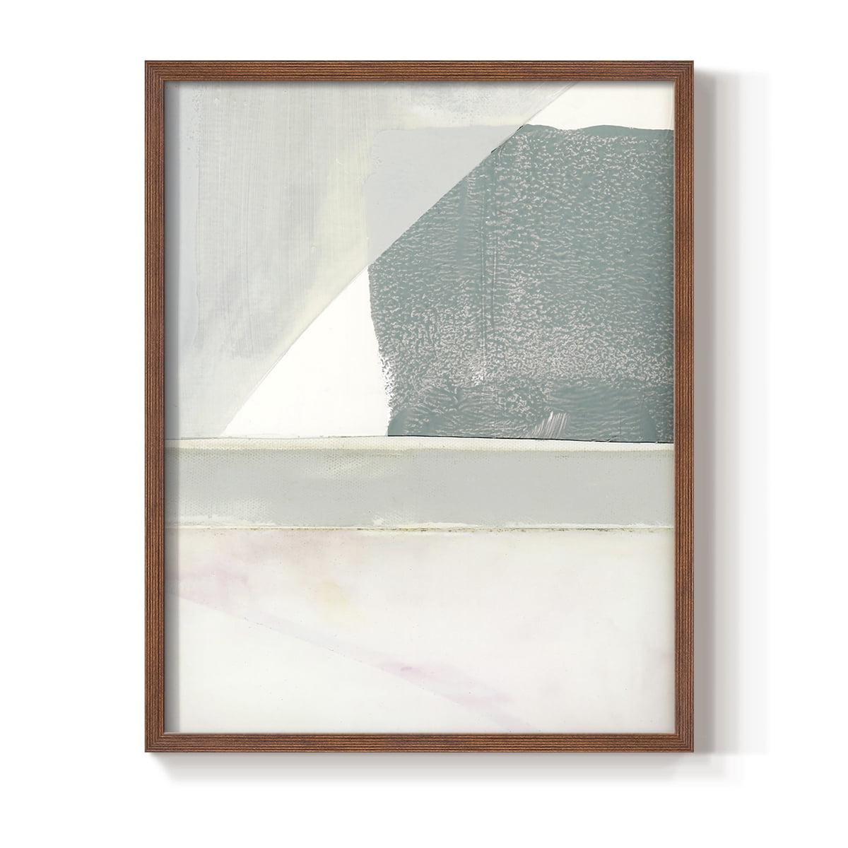 Couturier II Framed Print in Brown Solid Wood Framed Print No Nail Hanging