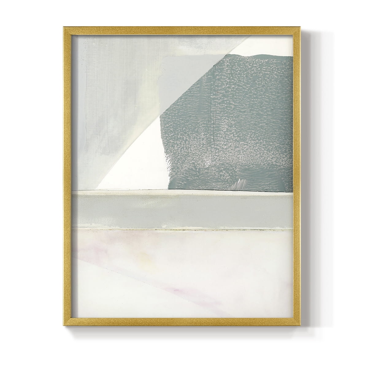 Couturier II Framed Print in Gold Solid Wood Framed Print No Nail Hanging