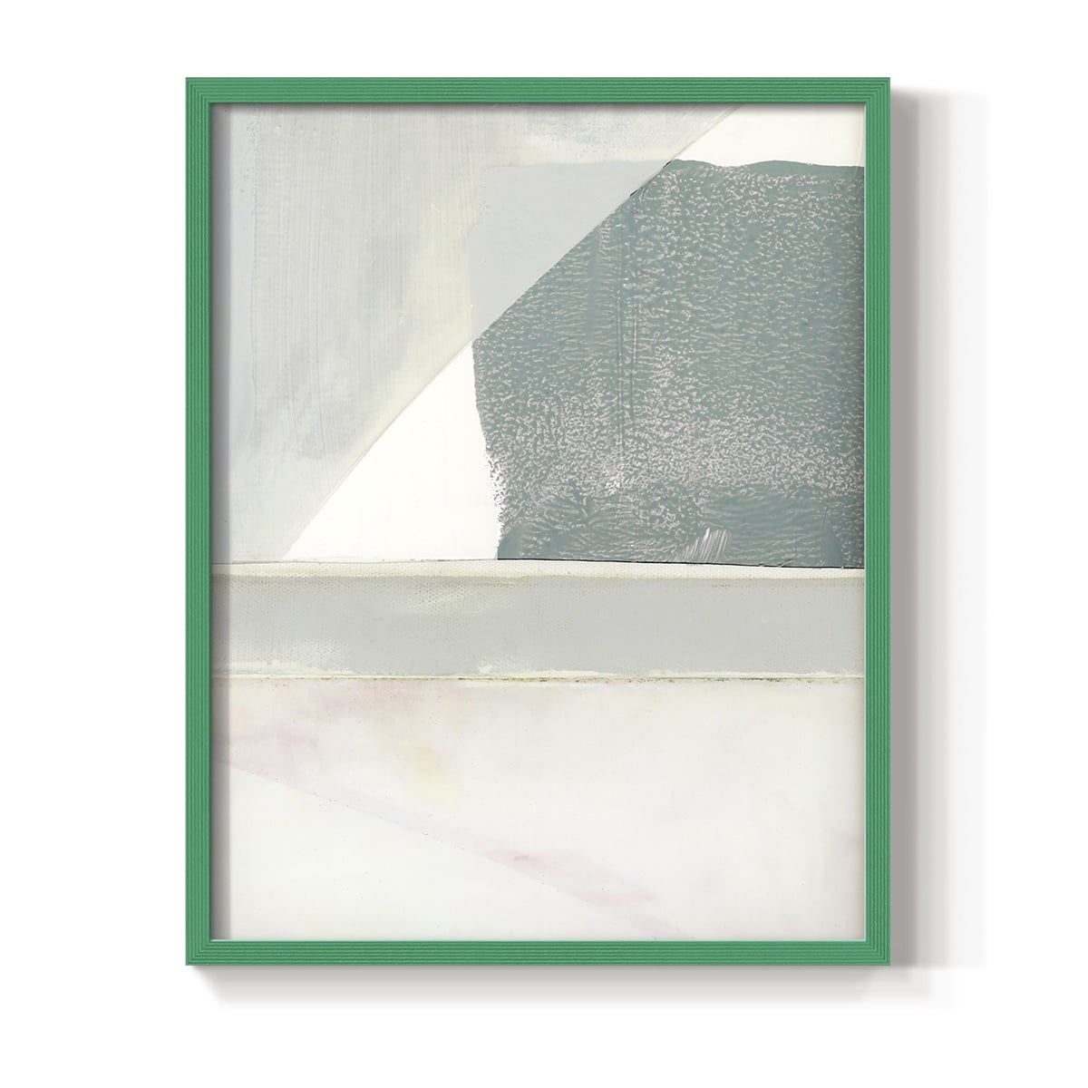 Couturier II Framed Print in Green Solid Wood Framed Print No Nail Hanging
