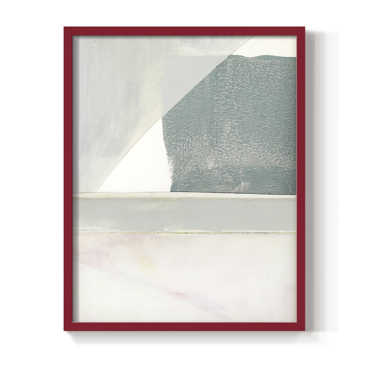 Couturier II Framed Print in Red Solid Wood Framed Print No Nail Hanging