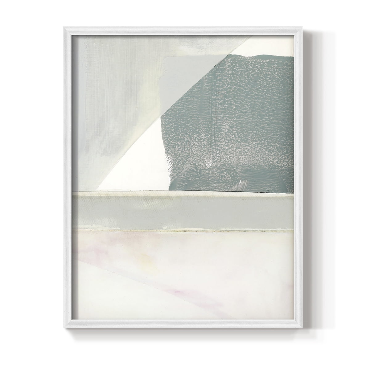 Couturier II Framed Print in White Solid Wood Framed Print No Nail Hanging