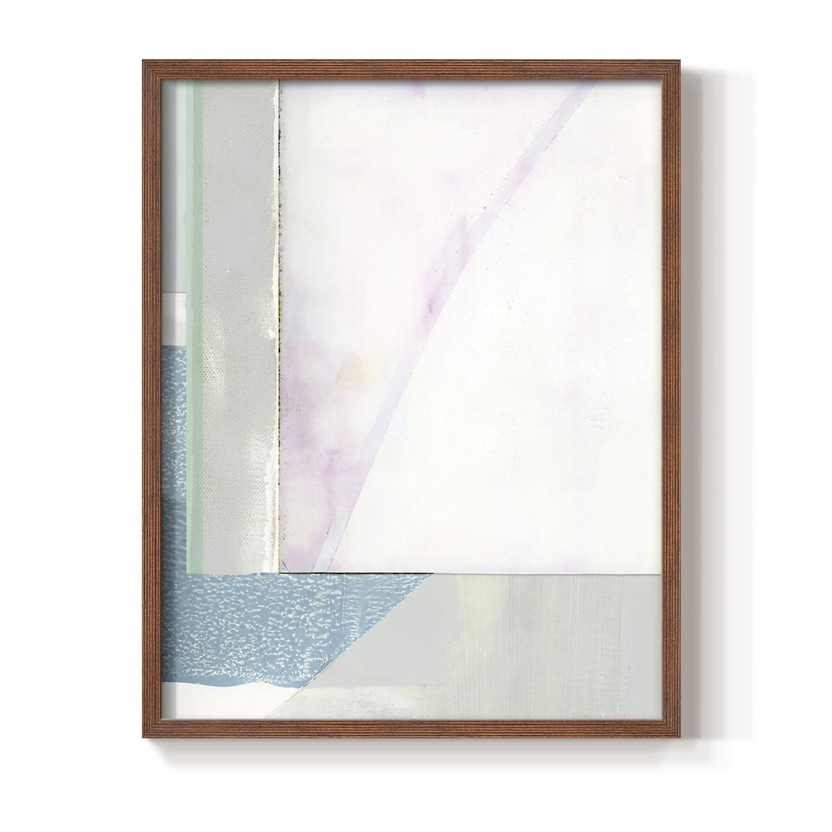 Couturier III Framed Print in Brown Solid Wood Framed Print No Nail Hanging