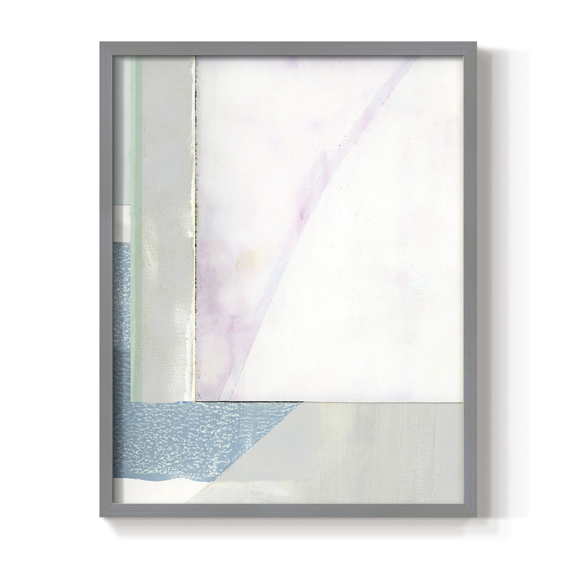 Couturier III Framed Print in Gray Solid Wood Framed Print No Nail Hanging