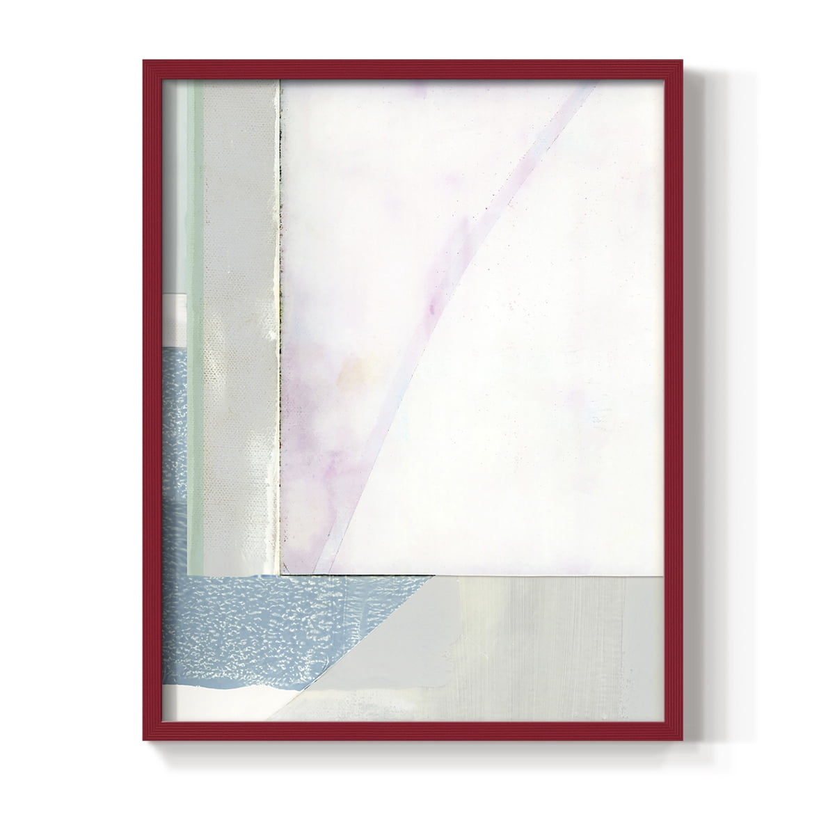 Couturier III Framed Print in Red Solid Wood Framed Print No Nail Hanging